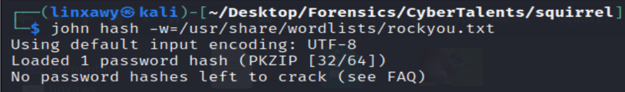 john usage using wordlist